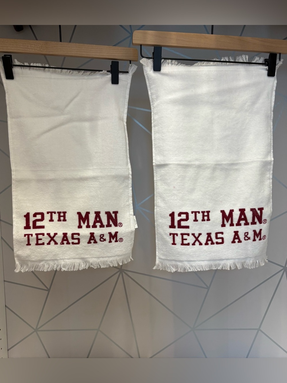 Texas A&M 12th Man Cotton Towels Set of 2